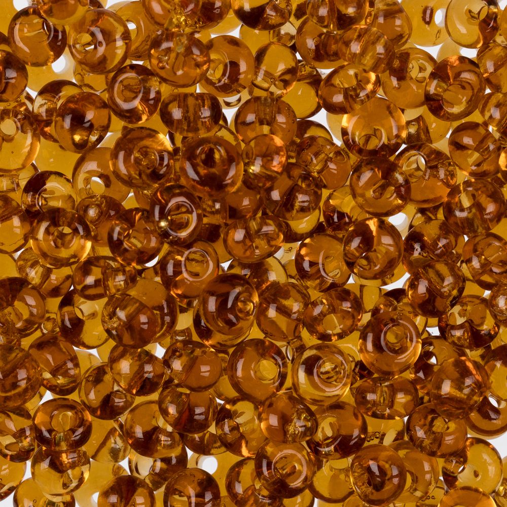 Бисер Preciosa Drops 05/0, 4.5 мм, 50 г, 10070 янтарный, 311-11001