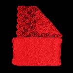 Кружево бельевое эластичное 400 мм / 13.72 м, цв. C820 красный