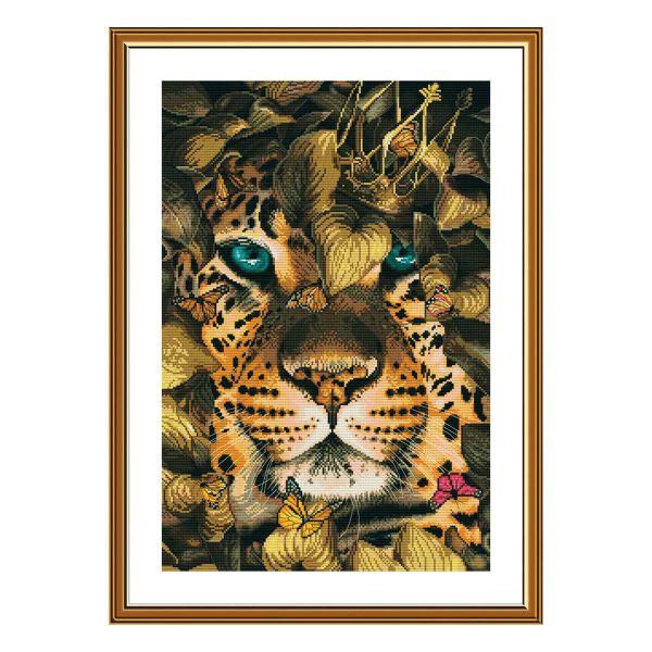 Набор для вышивания нитками Нова Слобода, Принц саванны 28х42 см