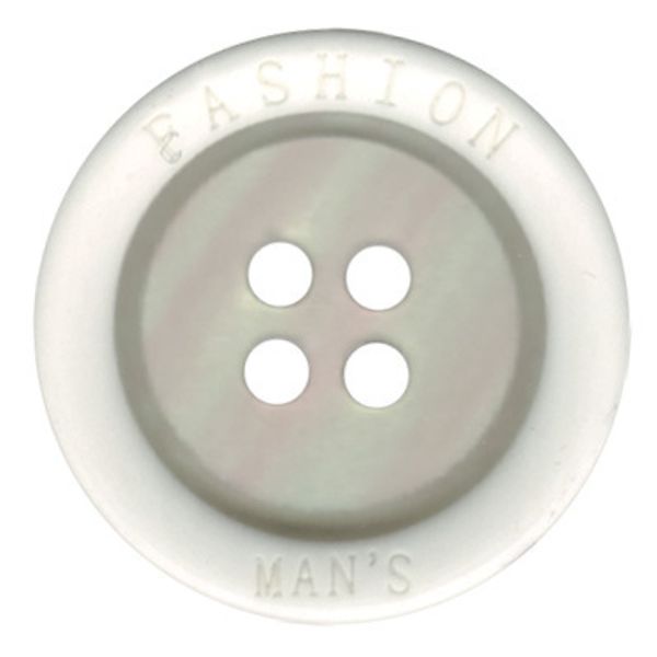 Пуговицы 4 прокола костюмные 15 мм, 36 шт, А001 белый, Gamma EN 0021