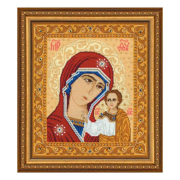 Набор для вышивания нитками Риолис, Богоматерь Казанская, 29х35 см