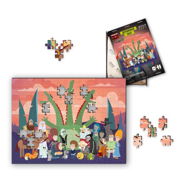 Пазл деревянный 150 элементов, CMF-PZLD-011 Петя, волк и компания, Фрея