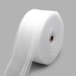 Лента (тесьма) шторная: сборка волна (1:2.5) 100 мм / 50 метров, органза с эффектом люверсов