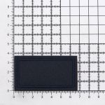 Термоаппликация прямоугольная, джинс, 65х35 мм (синий (blue)), LA429, 2 шт