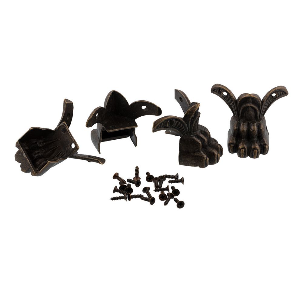 Ножка для шкатулок 4.1х3.4 см, 1 шт, 01 бронза, Промысел WF-030