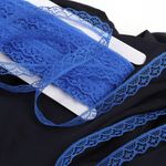 Кружево отделочное в стиле "трикотаж" 12 мм диз. 150-2 цв.13 синий уп.27,4м