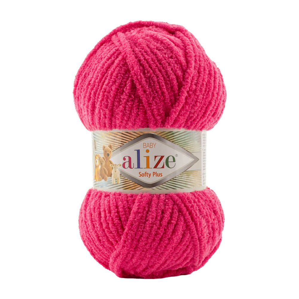Пряжа Alize (Ализе) Softy Mega / уп.5 мот. по 100 г, 70м, 798 бугенвиллия