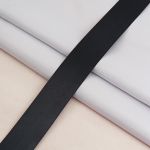 Лента атласная 2-сторонняя 38.0 мм / 22.86±1 метров, C1112 черный, 6102-0015, Globus