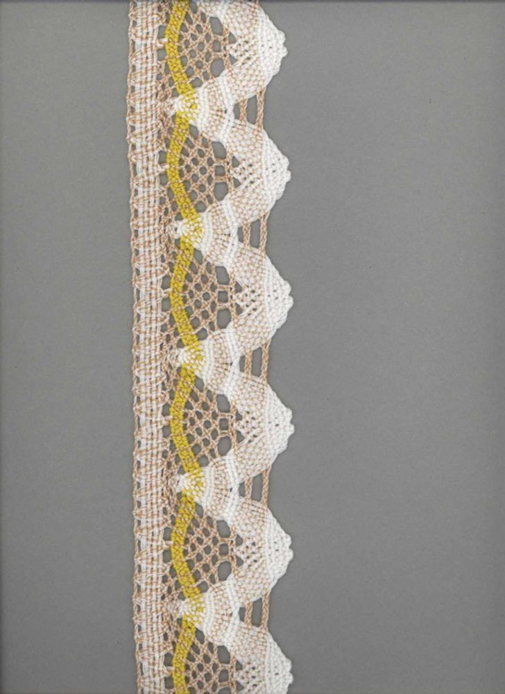 Кружево вязаное (тесьма) 65 мм, Schaefer, 21100331, 1 метр