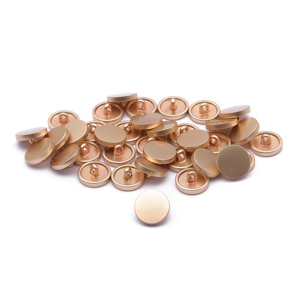 Пуговицы на ножке 18L (11мм), металл (DG (матовое золото)), ME-656, 36 шт