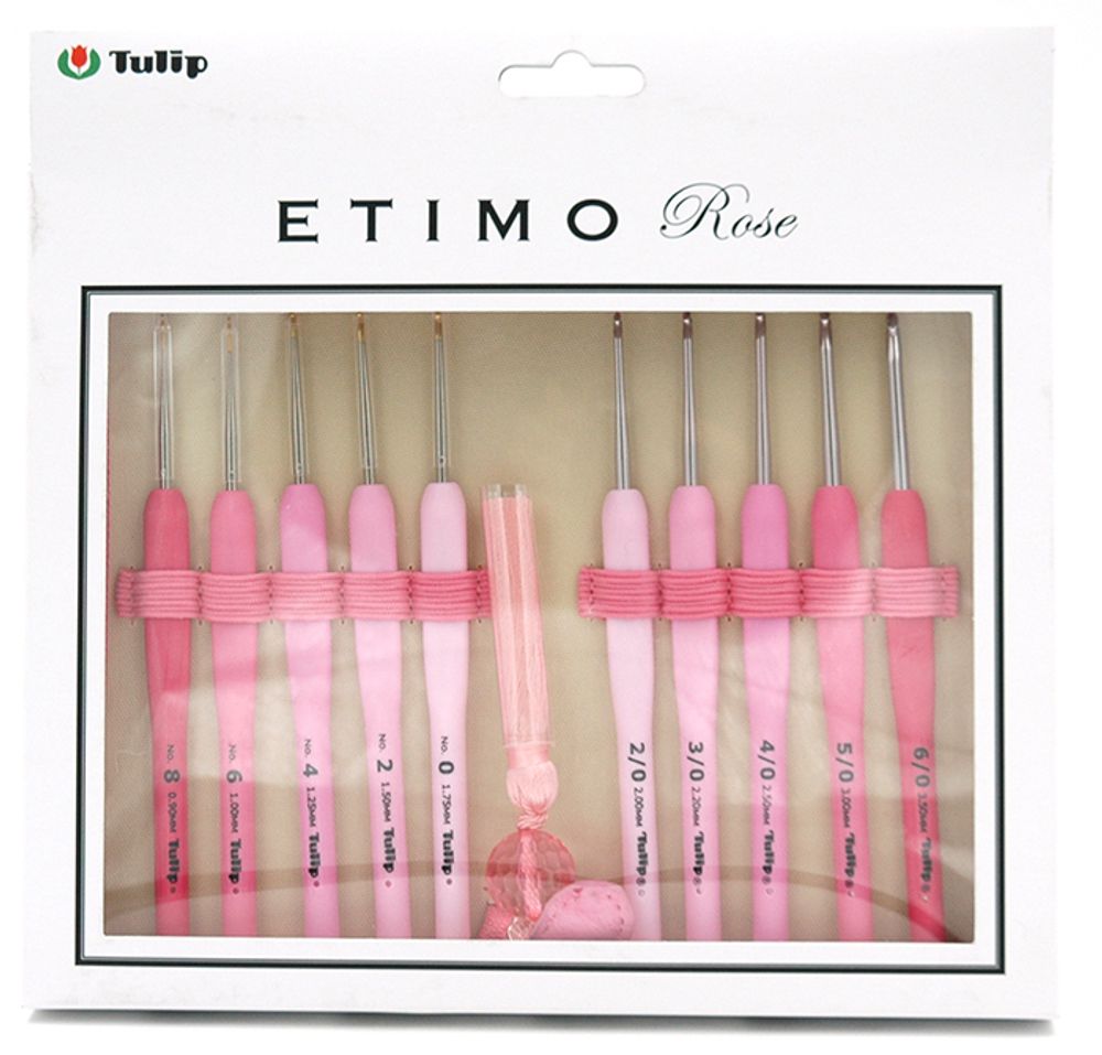 Набор сверхтонких крючков для вязания &quot;Etimo Rose&quot;, Tulip, TEL-001e /TOS/