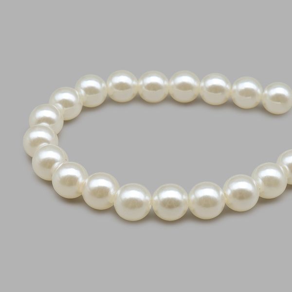 Бусины пластик (жемчуг) ⌀10 мм, 50 г, Astra&Craft (003 NL телесный)