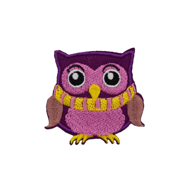Термоаппликация Совенок фиолетовый Hobby&Pro