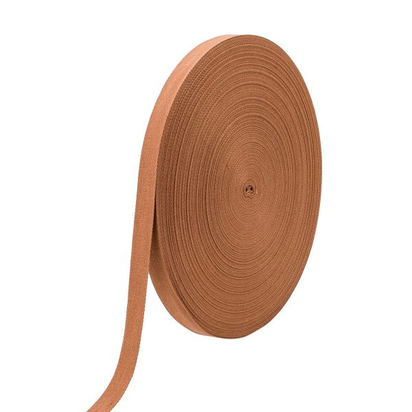 Стропа (ременная лента) 26 мм / 100 метров, [17.55 г/пог.м], матовая, имитация хлопка, 63 т.бежевый, 3Al357