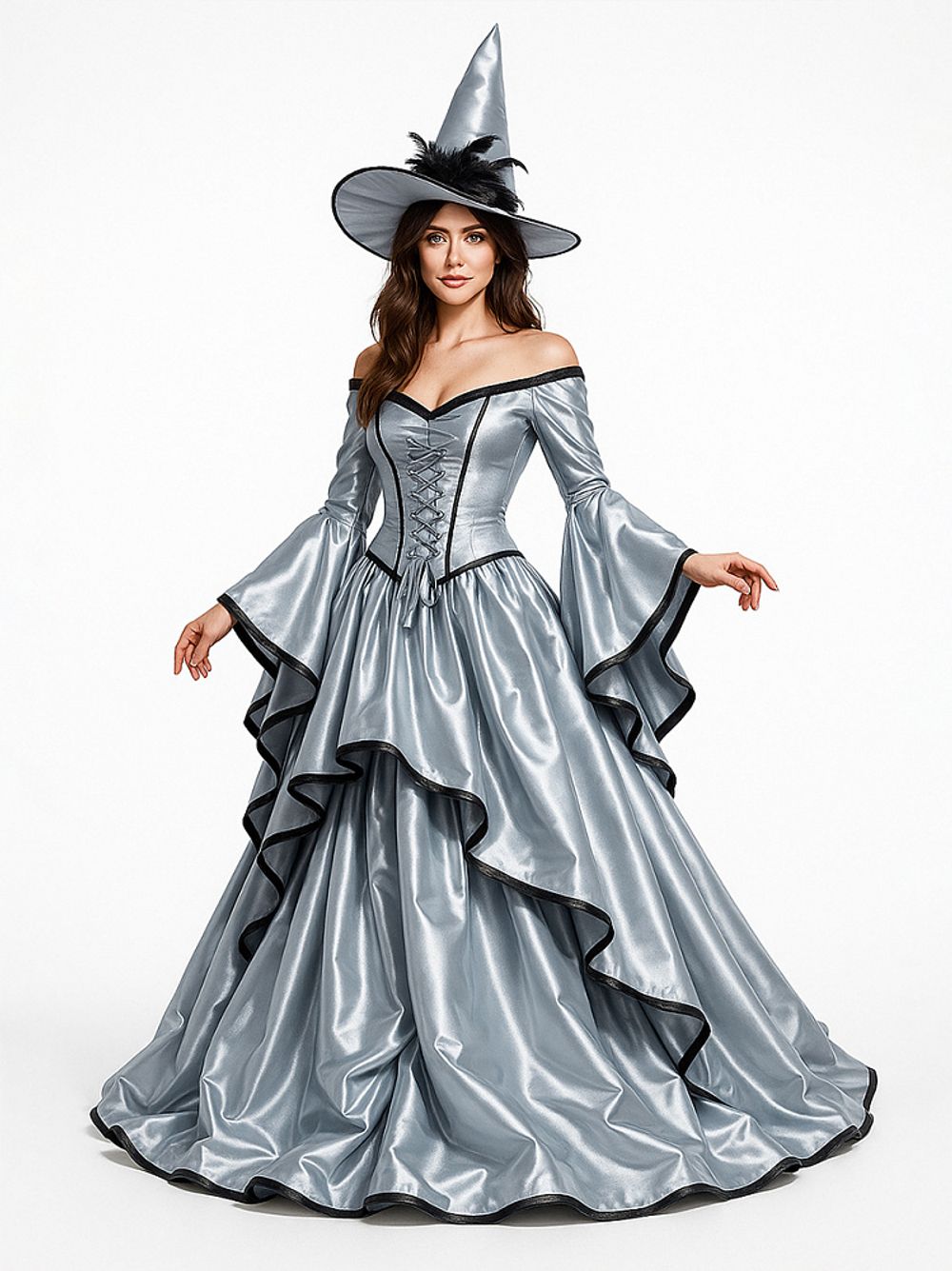 Атлас сатин 67 г/м², 150 см / 3 метра, AS.27, серый