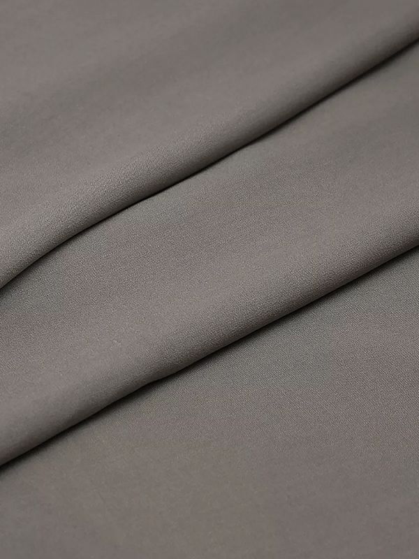 Штапель 110 г/м², 145 см / 2 метра, TBY-Vi-30-27.2, цв.27 серый