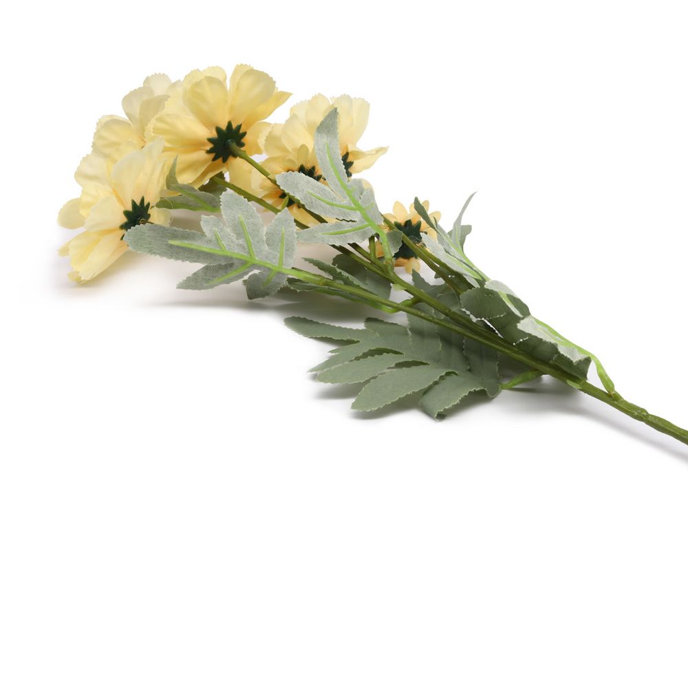 Цветы искусственные Хризантема кустовые, 61см, C Персиковая