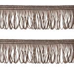 Бахрома отделочная 60.0 мм / 25 метров, 200 т.коричневый