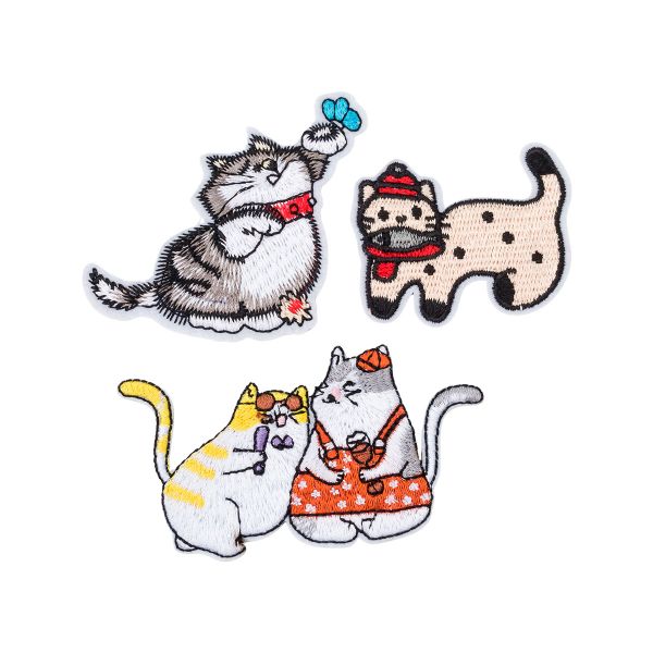 Термоаппликации Котики, 3 шт, Hobby&Pro