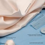 Шелк Армани 90 г/м², 150 см / 2 метра TBYArm-007 цв.07 экрю