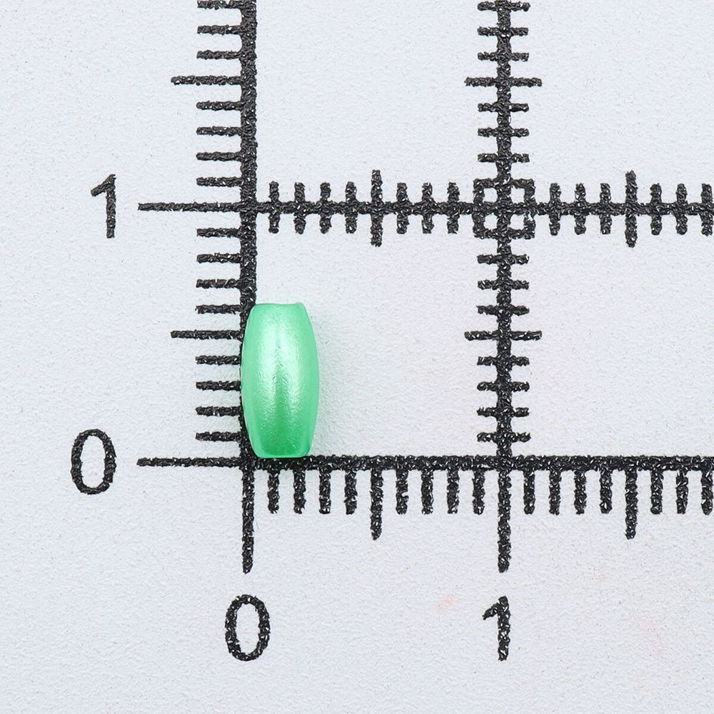 Бусины пластик (жемчуг) 3х6 мм, 15 г, Astra&Craft (светло-зеленый), 4AR293/294