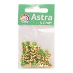 Хрустальные стразы в цапах/золото, 6мм, 40 шт/упак, Astra&Craft (39 св.зеленый), 4AR169/176