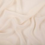 Ткань блузочная Poly Chiffon 84 г/м², 150х147 см, 01 св.кремовый, Gamma PC-02