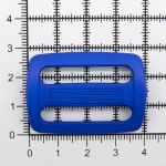 Пряжка, ПА, цветная, 30 мм (61 василек), 50 шт