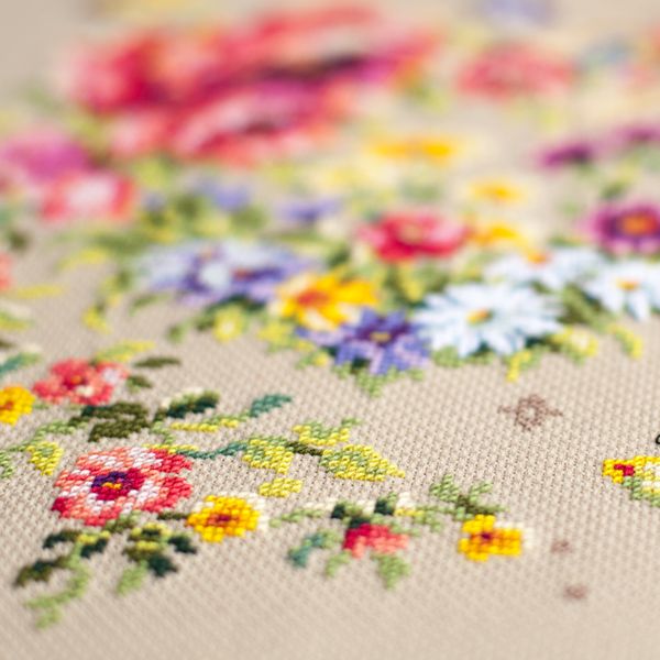 Набор для вышивания нитками Чудесная игла, Сияние Сердца 26х34 см