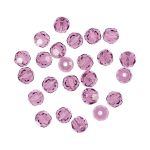 Бусины стекло ⌀3 мм, 24 шт, фиолетовый/amethyst, Preciosa 451-19-602