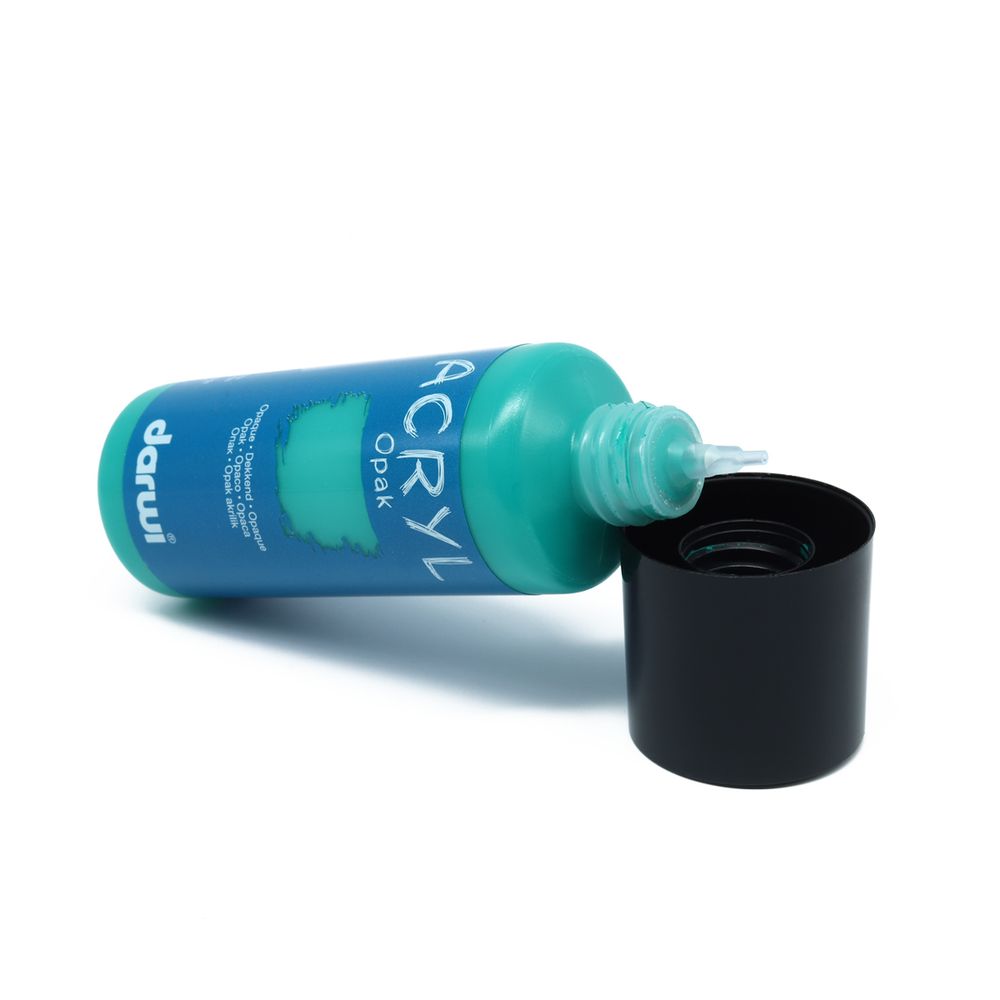 Краска акриловая Darwi Opak, 80мл, укрывистая, 620 Изумрудно-зеленый