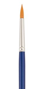 Кисть синтетика №12 круглая, 5 шт, длинная ручка, Vista-Artista 50111-12