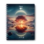 Тетрадь ученическая общая, A5 96 л. на гребне 65 г/м², белизна 100 %, 4 шт, клетка, 01200 Магия заката, Светоч Т115