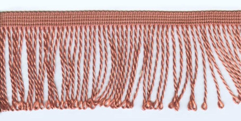 Бахрома отделочная 60.0 мм, 25 м, витая, розово-коричневый светлый, Passan