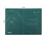 Коврик раскройный для пэчворка А4 22х30 см, 3 мм двухсторонний трехслойный