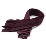 Молния спираль (витая) Т3 (3 мм) 1 зам., разъем., 50 см, 864 т.бордо, 10 шт