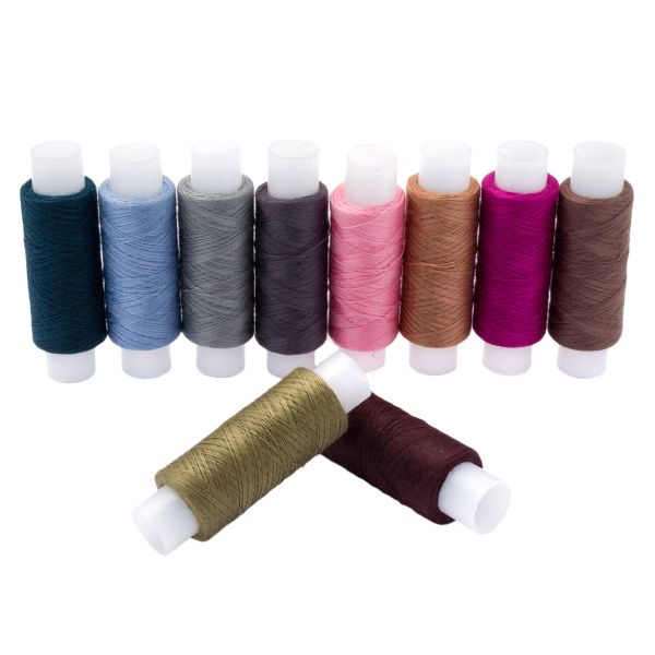 Швейные нитки (набор) 50/2, 10 кат. по 200 метров, ассорти №48, Astra&Craft