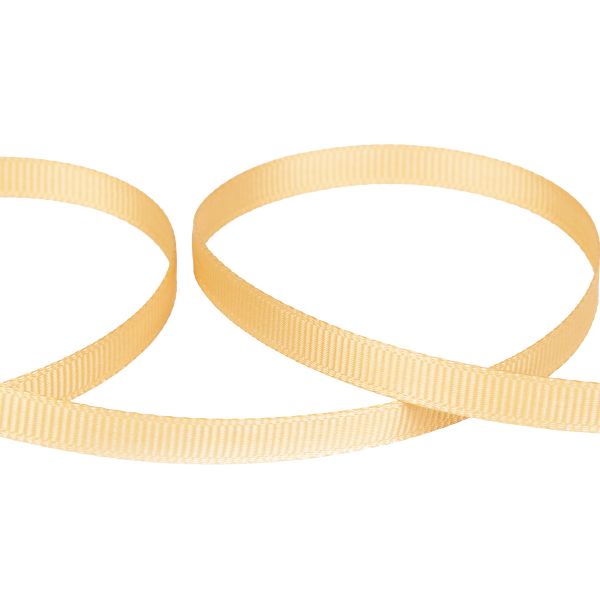 Лента репсовая (в рубчик) 6.0 мм / 45.5 метра, 007 кремовый, Gamma GR-06