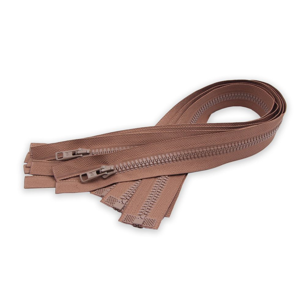 Молния трактор Arta Т6 (6 мм) 1 зам., разъем., 50 см, цв. 072 бежевый, уп.5 шт