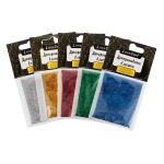 Блестки декоративные ассорти 0.2 мм, 5 уп. по 5 г, 4.5 мл, № 01, Love2art Набор ассорти GLI