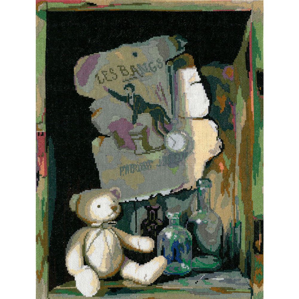 Набор для вышивания нитками Нитекс, Винтаж 25х33 см