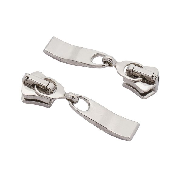 Слайдер (замок) для молнии трактор Arta Т6 (6 мм), никель -F, уп.10 шт, S090322