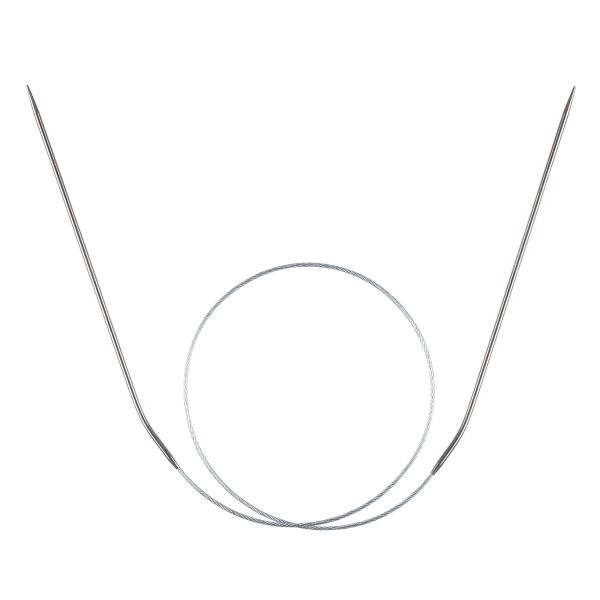 Спицы круговые металл ⌀1.8 мм, 50 см, 1 шт, с металлической леской, Gamma MKJ-R
