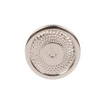 Кнопка Альфа (S-образная) ⌀15.0 мм, 36 шт, металл, нерж., 04 никель, MIKRON JK 006