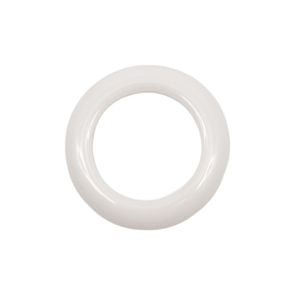 Кольцо пластик. ⌀25/35 мм, белое, 20 шт