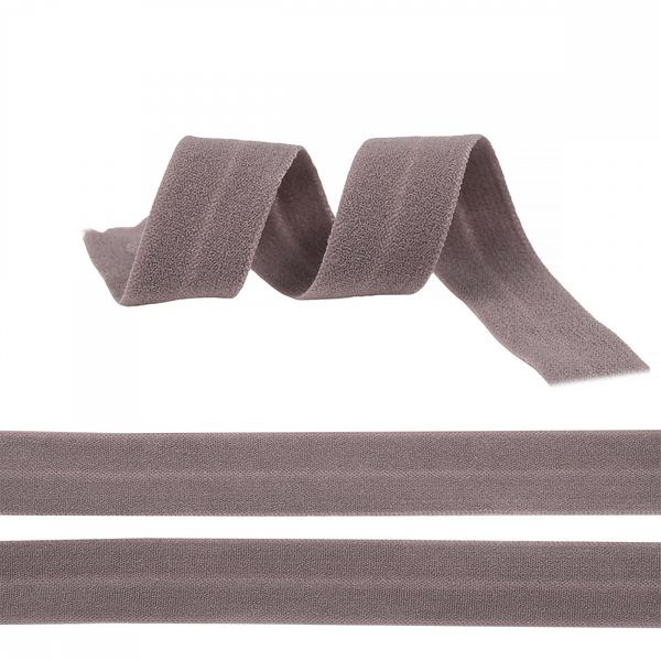 Резинка бельевая (окантовочная) матовая 20.0 мм / 50 метров, шиншилла S222