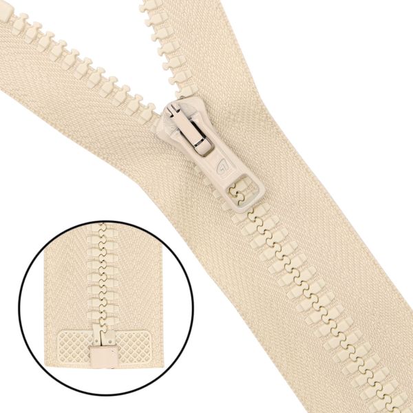 Молния трактор Arta Т6 (6 мм) 1 зам., разъем., 50 см, цв. 151 св.ваниль, 5 шт