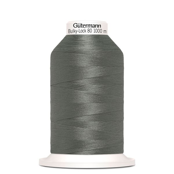 Нитка текстурированная Gutermann Bulky-Lock 80, 1000 м, 701 перламутрово-грифельный, 5 катушек