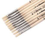 Кисть щетина школьная плоская №2,10 шт