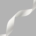 Лента репсовая (в рубчик) 20.0 мм, 047 молочный, уп.18,28 м